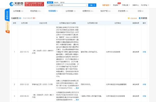 爱奇艺关联公司因视听节目含禁止内容被行政处罚，行业合规警钟长鸣